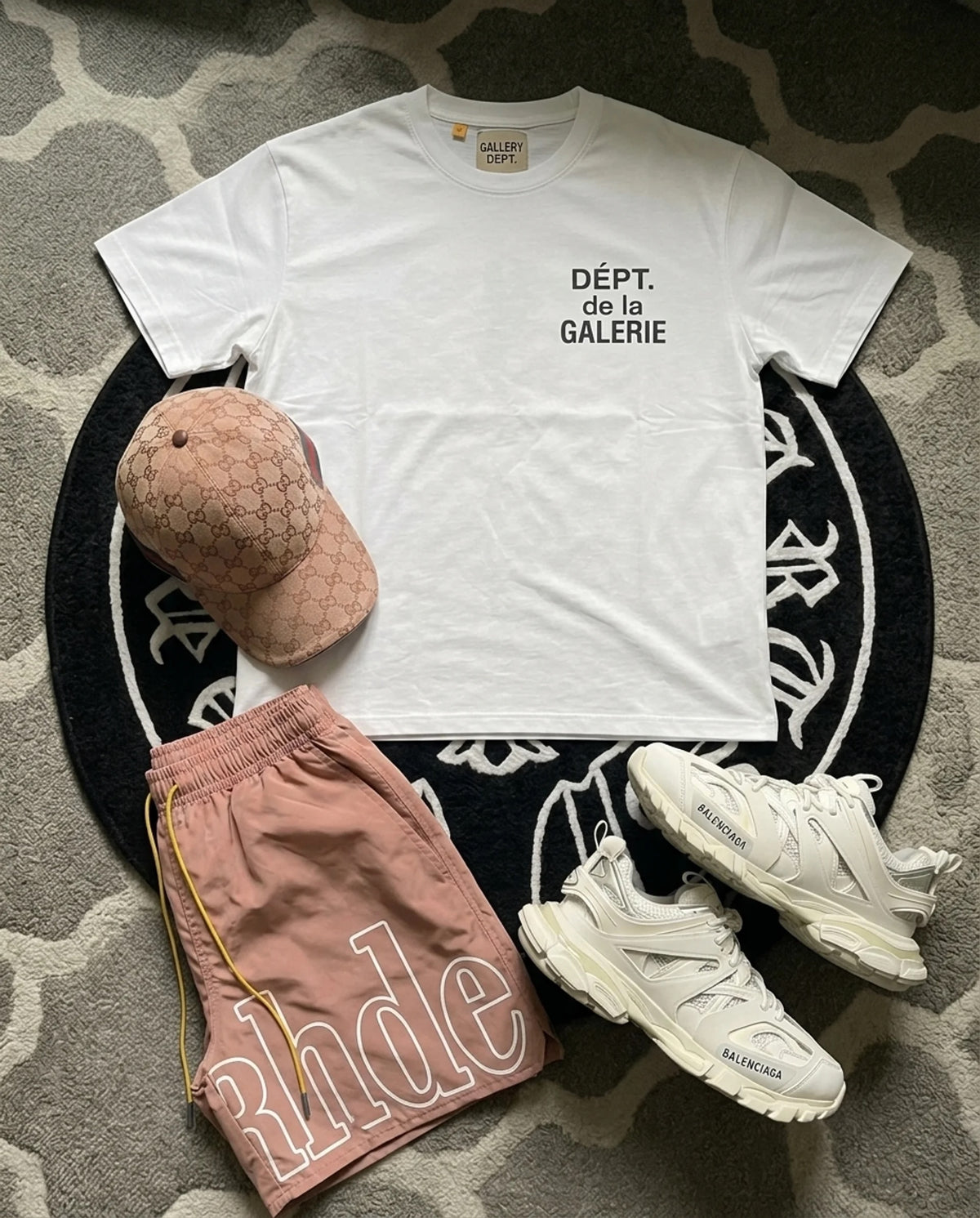 Gallery Dept. White Logo T-Shirt Set
