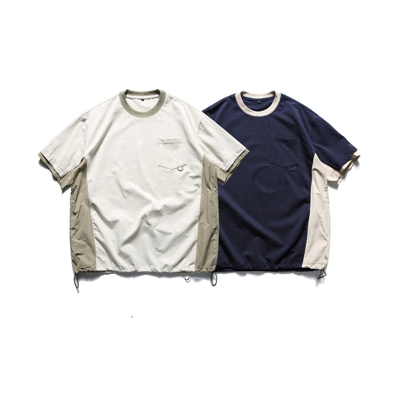 Loose round neck short sleeved men's and women's T-shirts
