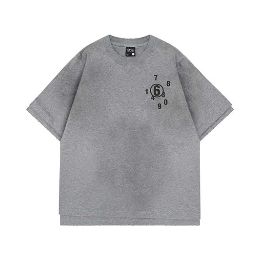 Digital printing and printing for dirty short sleeved t-shirts