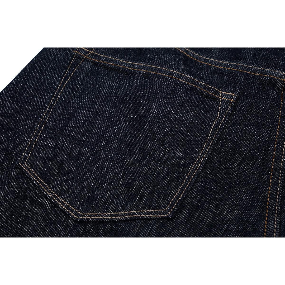 Original Color Washed Loose Straight Leg Denim Pants for Men