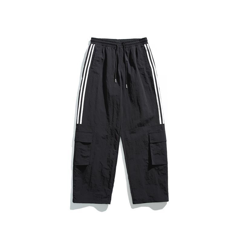 Four color basic casual pants drawstring pants for men and women