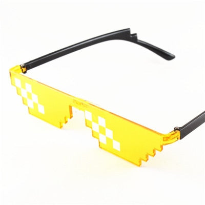 Arrival MineCrafted Sunglasses Kids cos play action Game Toys Minecrafter Square Glasses with EVA case gifts
