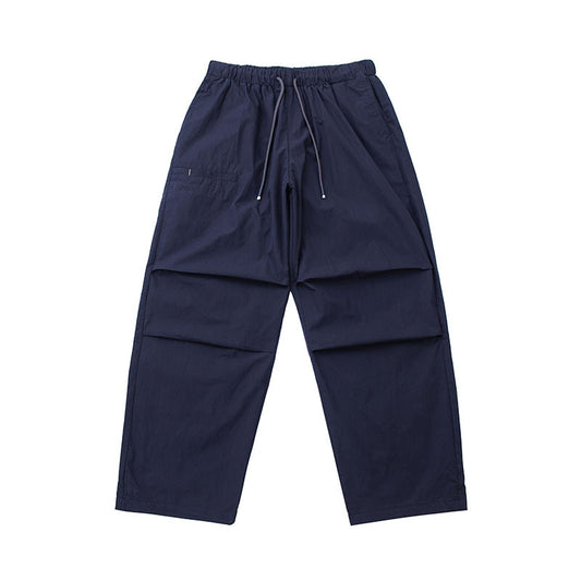 Pants for Men and Women Loose Pleated Paratrooper Casual Pants