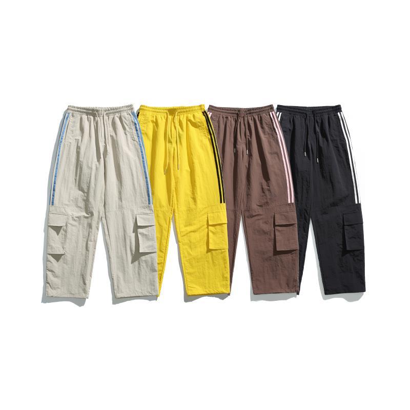 Four color basic casual pants drawstring pants for men and women