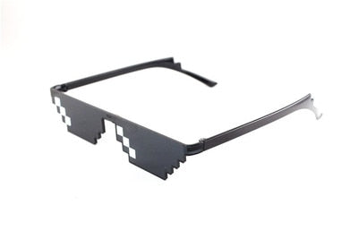 Arrival MineCrafted Sunglasses Kids cos play action Game Toys Minecrafter Square Glasses with EVA case gifts