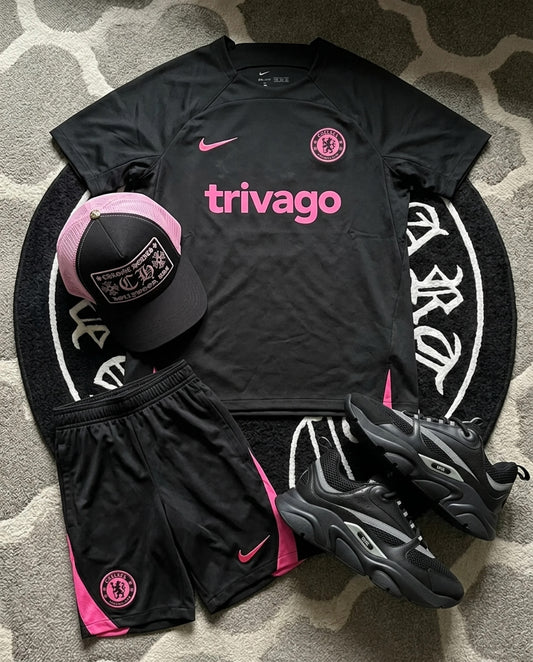 Chelsea FC Black & Pink Football Set