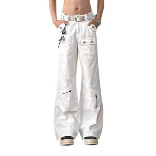 Straight Leg Tapered Jeans for Men Pants