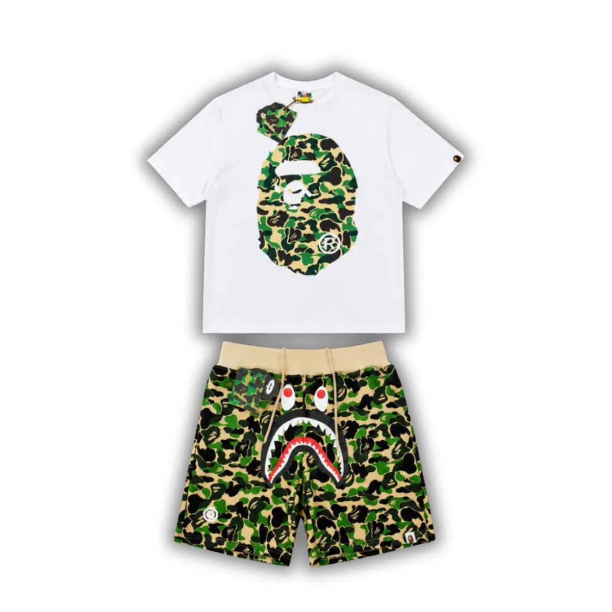 Bape Camouflage Sommer-Set