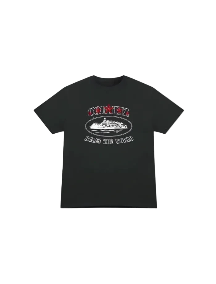 Corteiz Rules The World T-shirt – Siyah