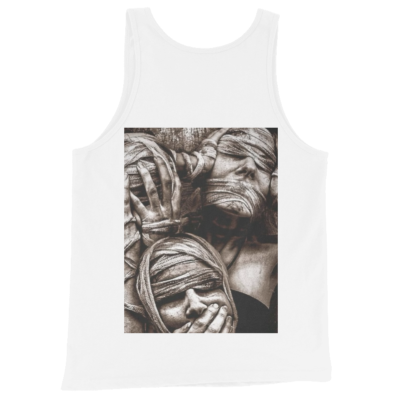 CENTRIALIA — Blindfold Graphic Tank Top